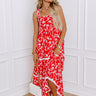 Southern Charm Floral Maxi Dress in Red Image - 1