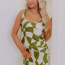 Versailles Vogue Satin Top in Olive Image - 1