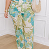 Tropicana Trendsetters High Waist Floral Pants Curves Image - 1