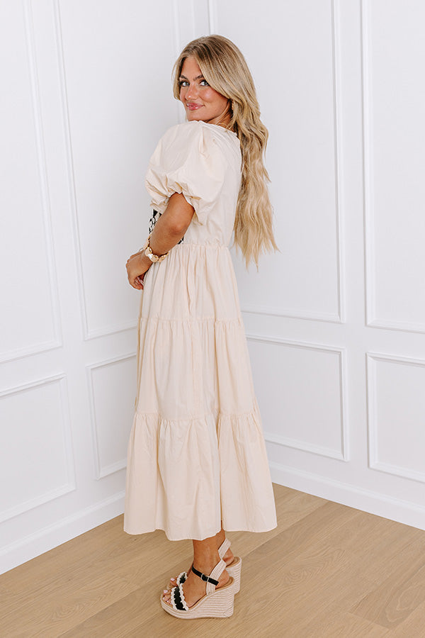 Southern Smiles Crochet Midi in French Vanilla Image - 4