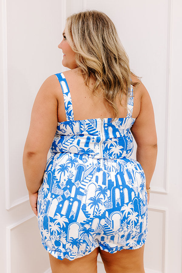 Mykonos Muse Linen-Blend Crop Top Curves Image - 3