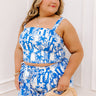 Mykonos Muse Linen-Blend Crop Top Curves Image - 1