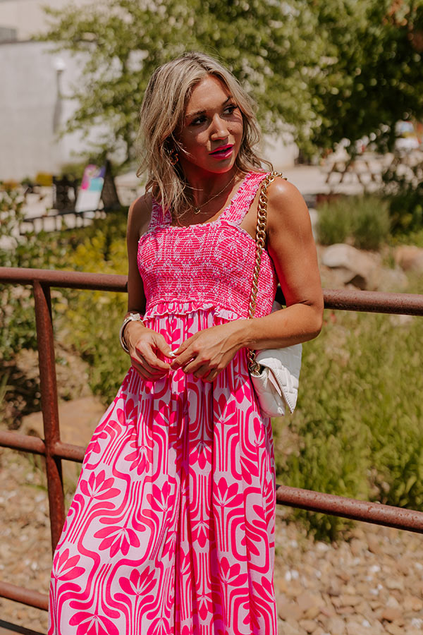 Trip Of A Lifetime Smocked Jumpsuit Image - 3