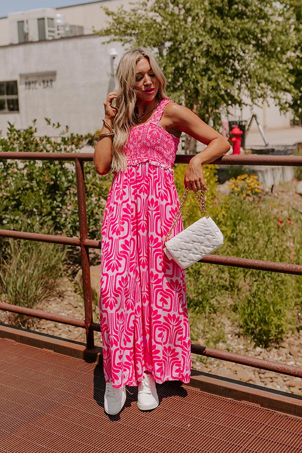 Trip Of A Lifetime Smocked Jumpsuit Image - 1