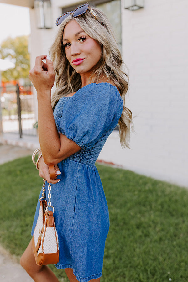 Allure Avenue Denim Romper Image - 5