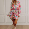 Cityscape Moment Satin Mini Dress Image - 1