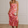 Mod Mood Satin Maxi Dress Image - 1