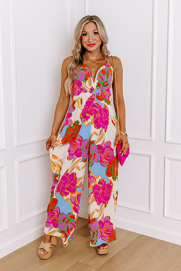 Tropicana Trendsetters Floral Jumpsuit Image - 1