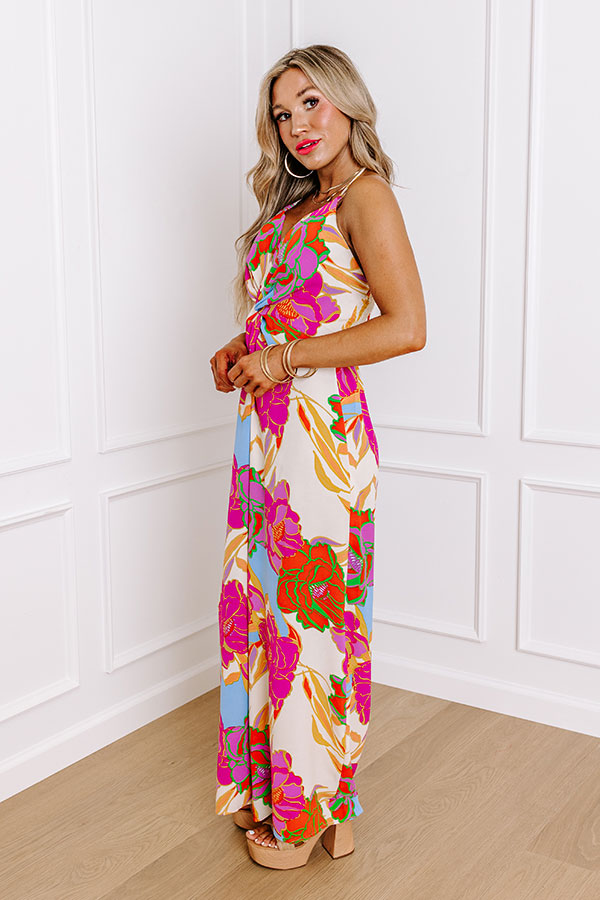 Tropicana Trendsetters Floral Jumpsuit Image - 2