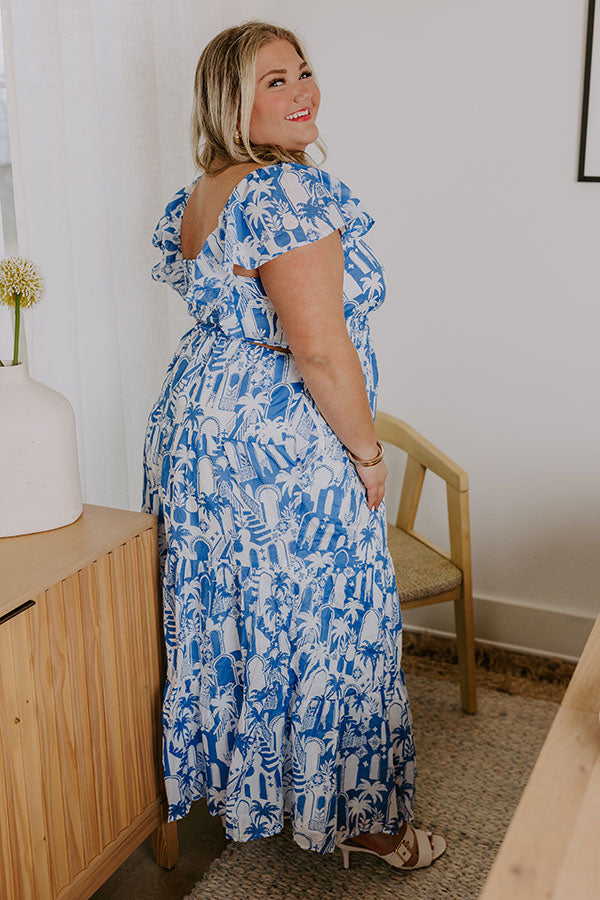 Amalfi Coast Cruising Maxi Dress Curves Image - 4