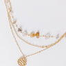 Boho Brunch Layered Necklace in Natural Image - 1