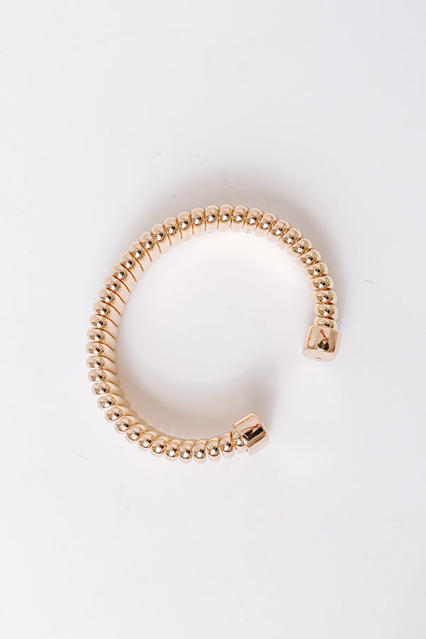 Golden Glow Cuff Bracelet Image - 1
