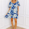 Sedona Serenity Babydoll Mini Dress in Navy Image - 1