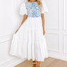 Southern Smiles Crochet Midi in Sky Blue Image - 1