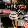 Game Day Crop Sweatshirt in Black Image - 1