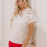 Tea Garden Party Crochet Top Image - 1