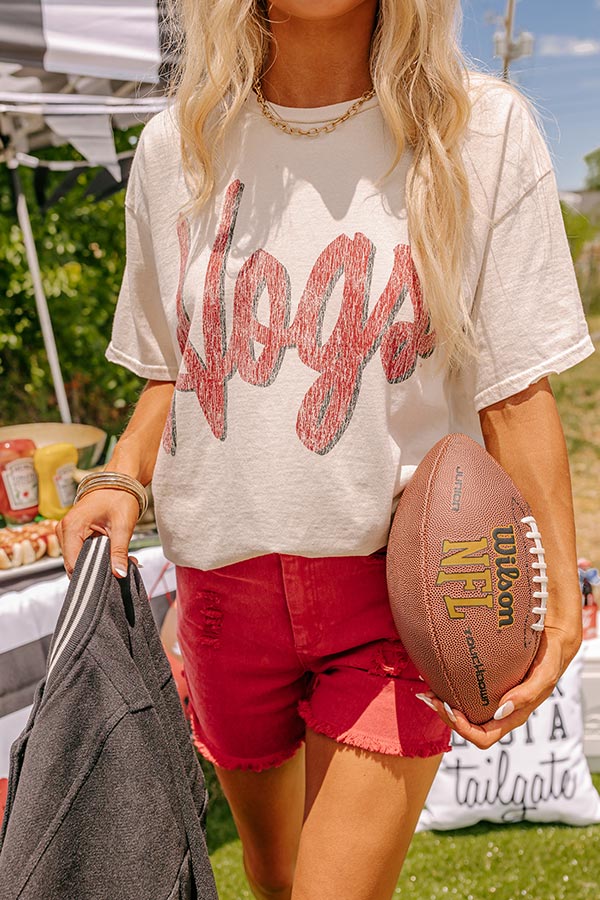 Hogs Distressed Vintage Graphic Tee