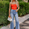 The Penny High Waist Wide Leg Jean in Medium Wash Image - 1