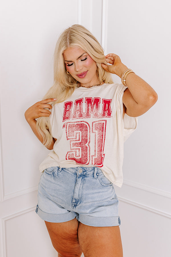 Bama 31 Vintage Graphic Tee Curves Image - 5