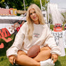 Razorbacks Embroidered Sweatshirt Curves Image - 1