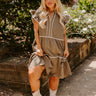 Cue The Charm Mini Dress in Martini Olive Curves Image - 1