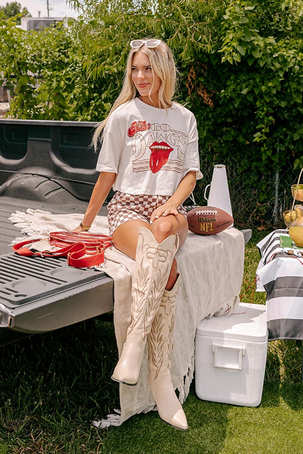 The Stones Go Dawgs Graphic Crop Tee Image - 2