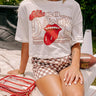The Stones Go Dawgs Graphic Crop Tee Image - 1