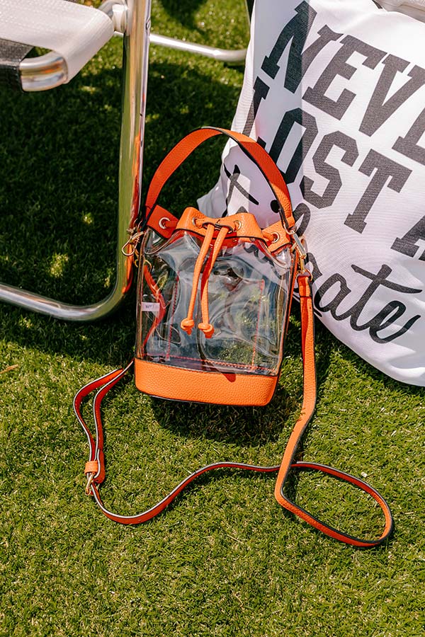 Pep Rally Ready Bucket Bag in Orange Image - 1