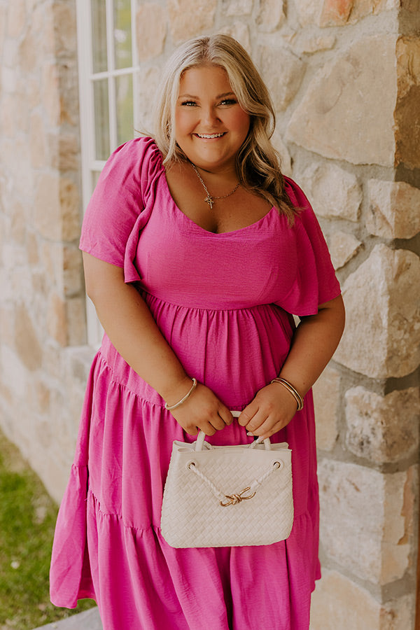 Sweet Aroma Midi in Dark Blush Curves Image - 4