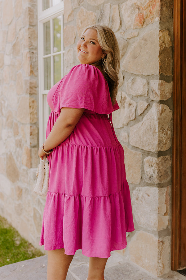 Sweet Aroma Midi in Dark Blush Curves Image - 3