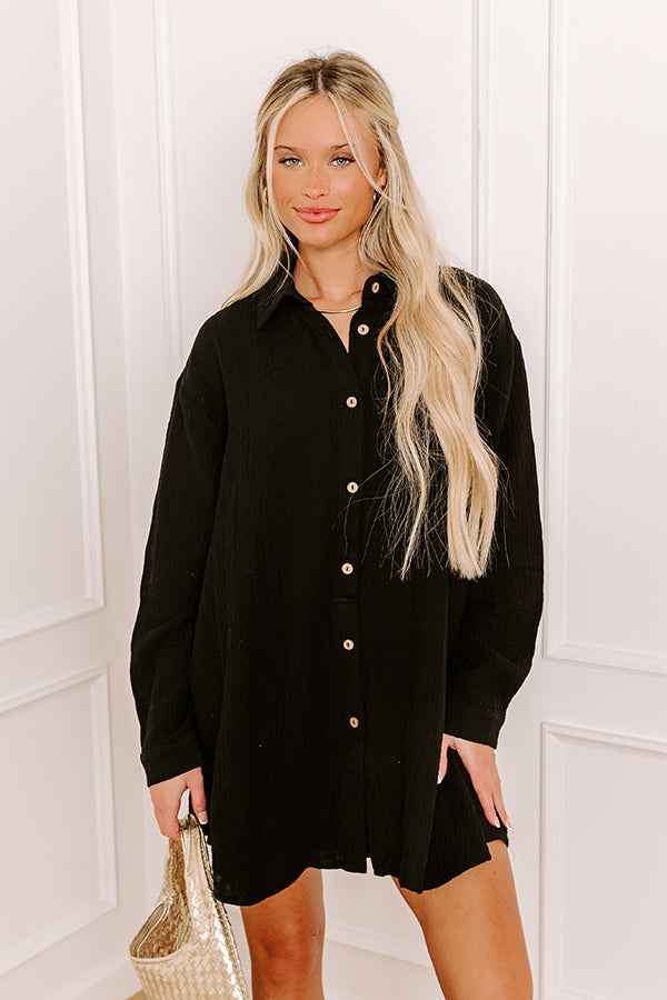 Breezy Chic Romper in Black