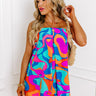 Tulum Sunshine Romper in Ocean Wave Image - 1