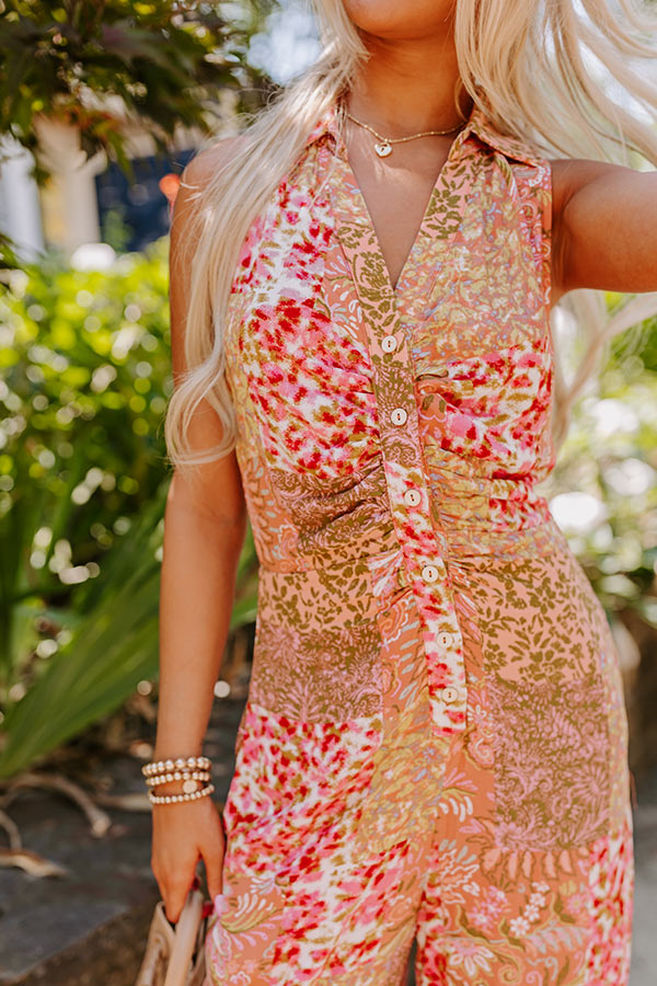 Flirtatious Flair Wide Leg Jumpsuit Image - 3
