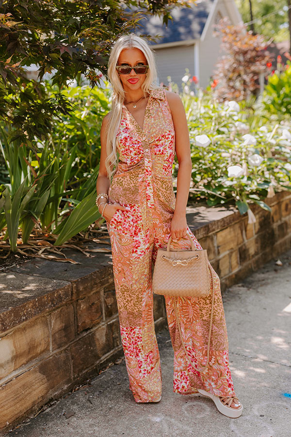 Flirtatious Flair Wide Leg Jumpsuit Image - 1
