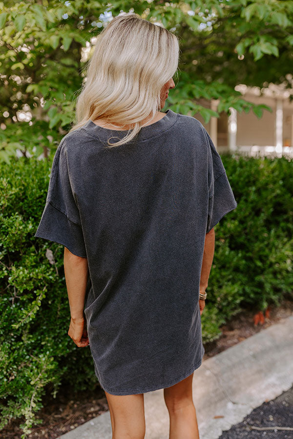Casual Meetup Oversized Tee in Vintage Black Image - 4