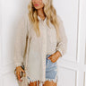 Coffee Shop Cutie Oversized Button Up Image - 1
