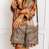 Cityscape Chic Faux Leather Crossbody In Taupe Image - 1