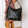 Central Avenue Faux Leather Tote In Black Image - 1