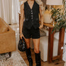 The Cora High Waist Shorts in Black Image - 1