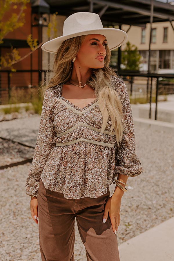 Full Of Love Floral Top Image - 1