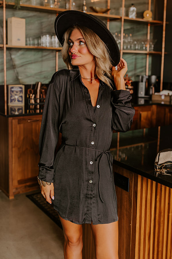 Runway Revelry Romper in Black Image - 2