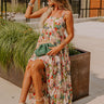Hibiscus Haven Floral Maxi Dress Image - 1