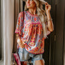 Sunshine Serenade Shift Top in Orange Image - 1