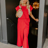 Cue The Cozy High Waist Pants in Wine Image - 1