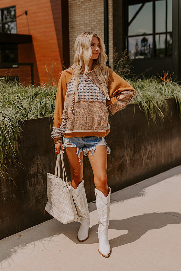Cabin Bound Knit Hoodie Image - 2