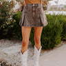 The Harper High Waist Denim Skort Image - 1