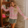 Totally Chic Floral Sweater Top Image - 1