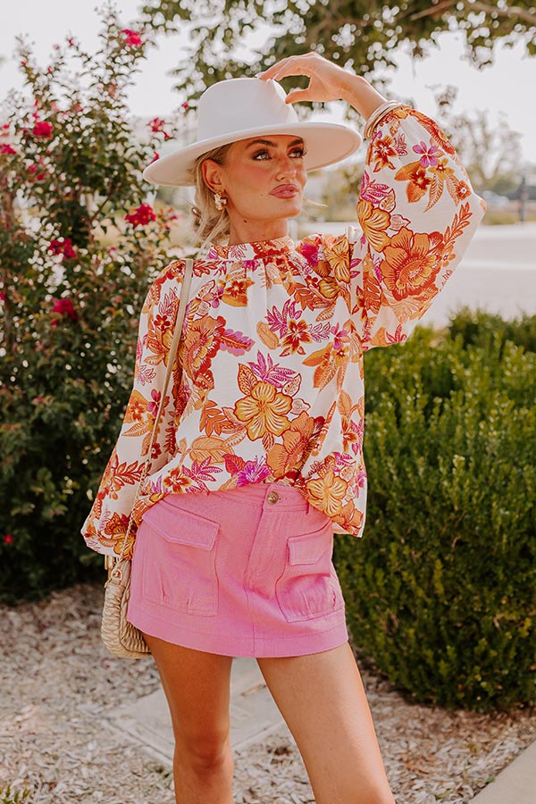 Feeling Posh Floral Top Image - 3