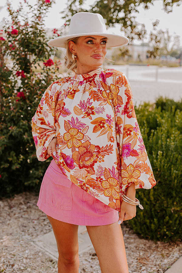 Feeling Posh Floral Top Image - 5