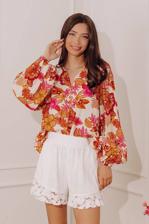 Feeling Posh Floral Top